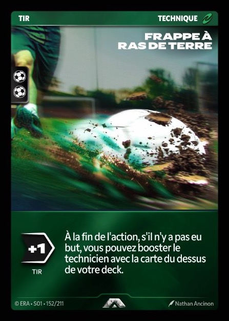 Frappe à ras de terre